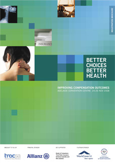 Program brochure design - Better Choices Better Health Conference